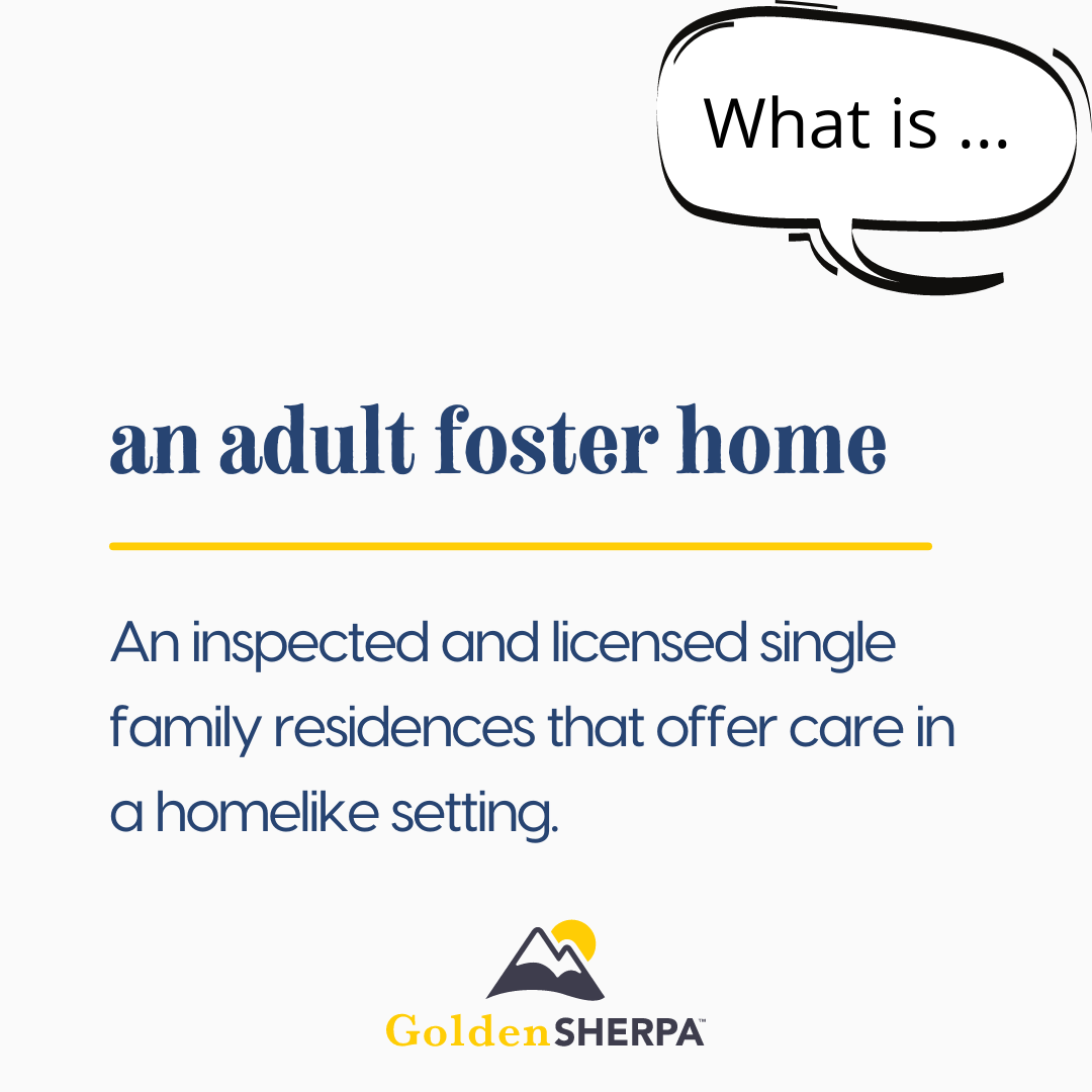 Adult Foster Home Definition